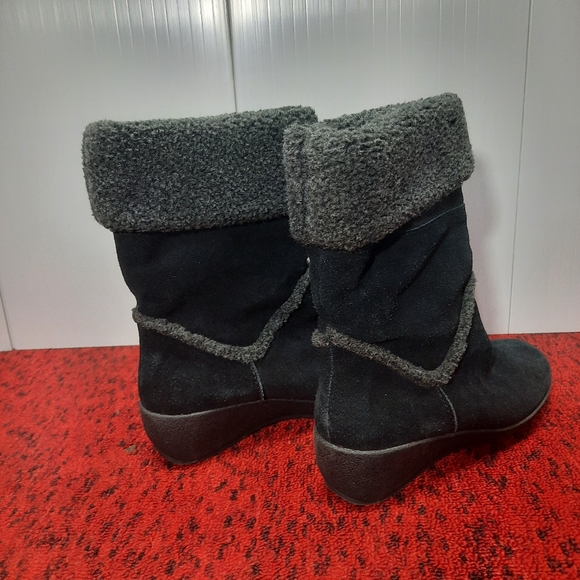 Easy Spirit Winter Boots Suede Black Size 7.5W - Picture 14 of 14
